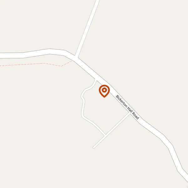 Map showing approximate location: Bickerton Hall Farm, Bickerton Road, Bickerton, Cheshire East, SY14 8AP