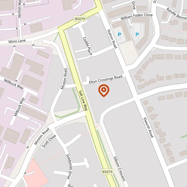 Map showing approximate location: 1, Elton Crossings Road, Sandbach, CW11 3HS