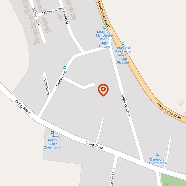 Map showing approximate location: 29, Queensway, Knutsford, WA16 0NJ