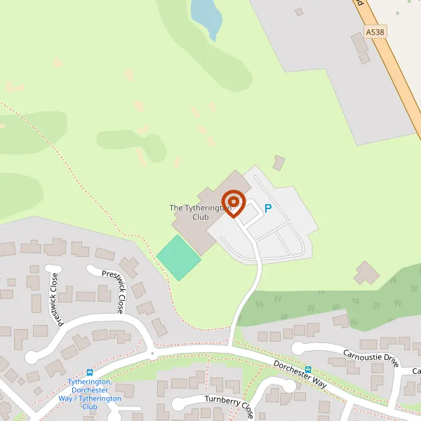 Map showing approximate location: The Tytherington Club, Dorchester Way, Macclesfield, SK10 2JP