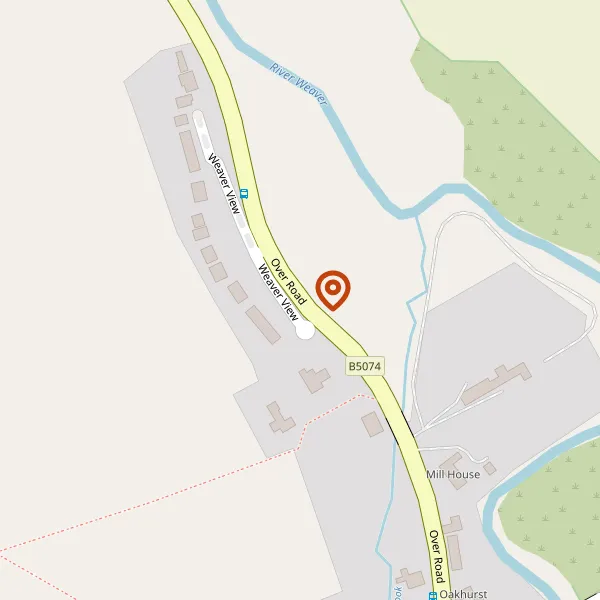 Map showing approximate location: The Old School House, Over Road, Church Minshull, CW5 6DY