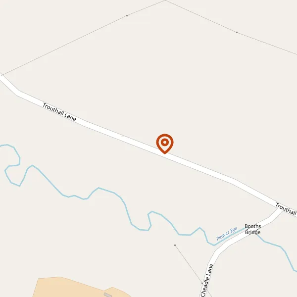 Map showing approximate location: Land At Trouthall Lane