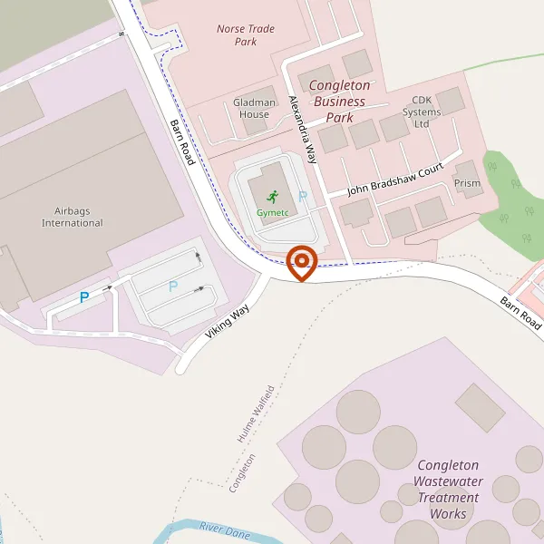 Map showing approximate location: Unit 1, Viking Way, Congleton, CW12 1TT