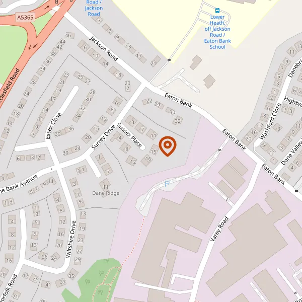 Map showing approximate location: 15, Sussex Place, Congleton, CW12 1PD