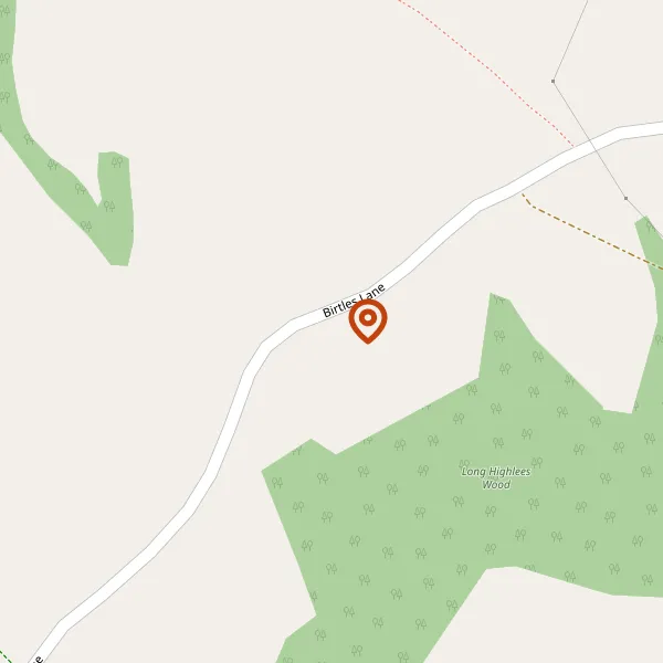 Map showing approximate location: Land Off, Birtles Lane, Over Alderley