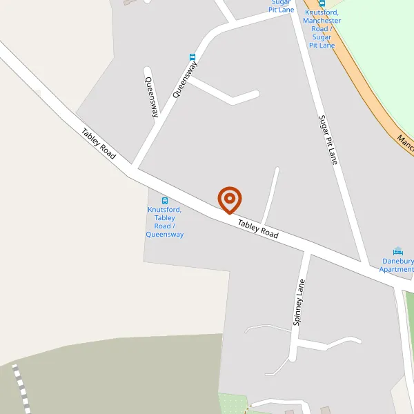 Map showing approximate location: Corner Oak, Tabley Road, Knutsford, WA16 0NG