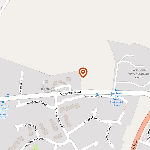 Map showing approximate location: 4, Riddell Way, Sandbach, CW11 4AW