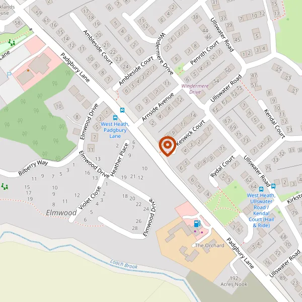 Map showing approximate location: Land West Of, Padgbury Lane, Congleton