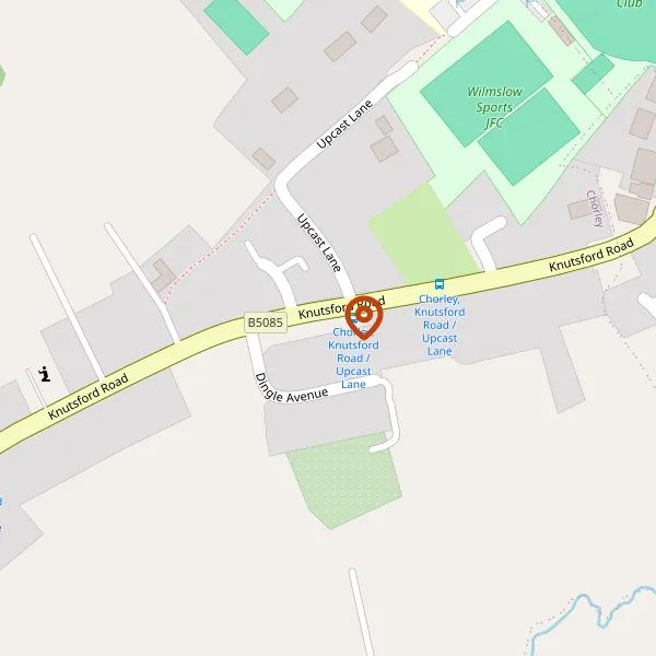 Map showing approximate location: 27, Knutsford Road, Chorley, Alderley Edge, SK9 7SD