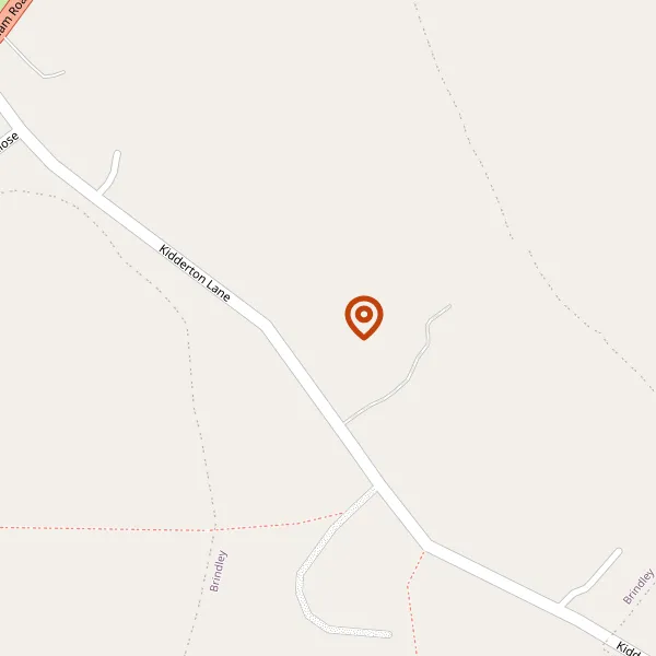 Map showing approximate location: Laurel Cottage, Kidderton Lane, Brindley, Cheshire, CW5 8JD