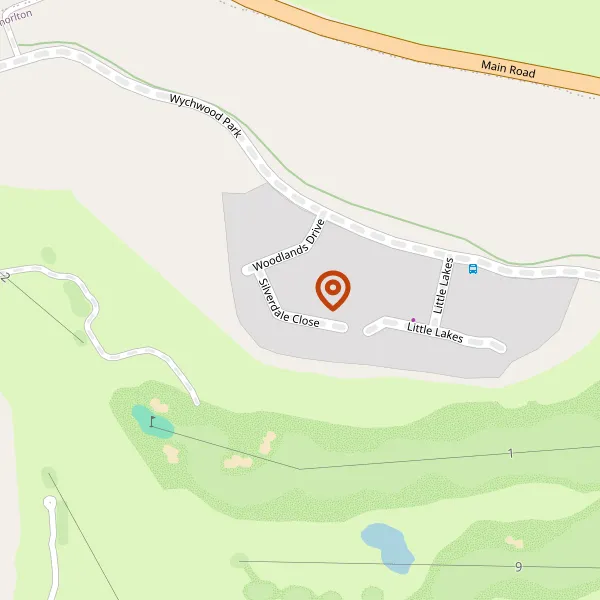 Map showing approximate location: 4, Silverdale Close, Weston, CW2 5GW