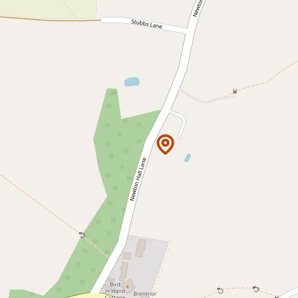 Map showing approximate location: Woodside Cottage, Newton Hall Lane, Mobberley, WA16 7LB