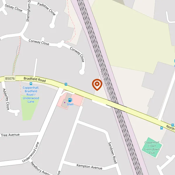 Map showing approximate location: 4, Bradfield Road, Crewe, CW1 3RA