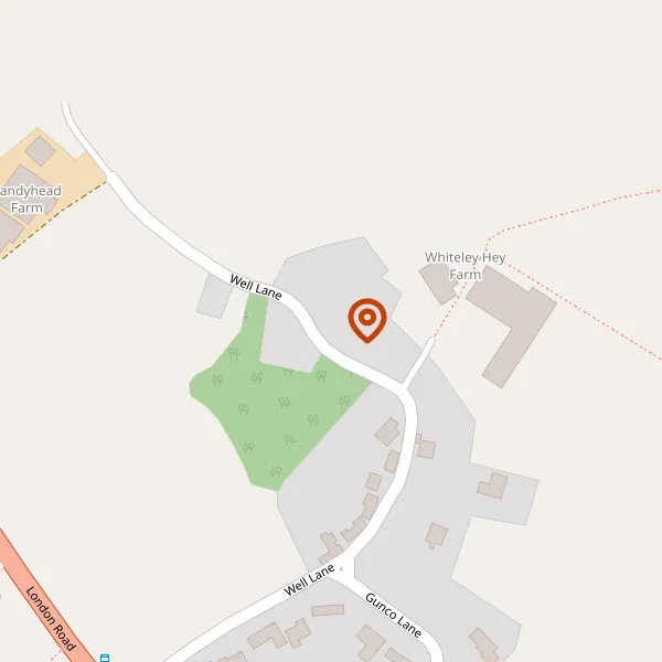 Map showing approximate location: Well House, Well Lane, Prestbury, Cheshire, SK10 4DZ