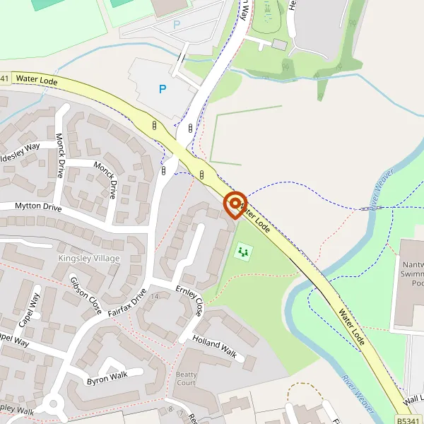 Map showing approximate location: 12, Carter Close, Nantwich, CW5 5GD