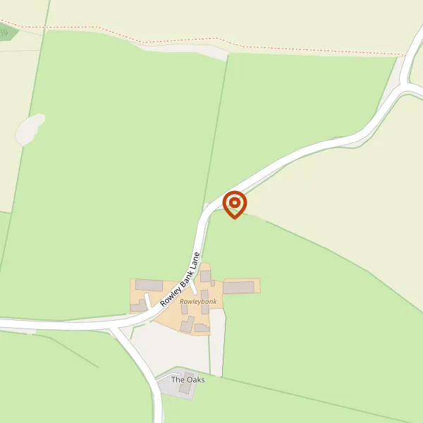 Map showing approximate location: Fir Tree Cottage, Rowley Bank Lane, High Legh, WA16 0QT