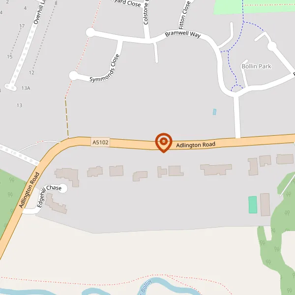 Map showing approximate location: Greenlands, 35, Adlington Road, Wilmslow, SK9 2BJ