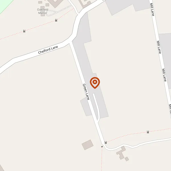 Map showing approximate location: Green Lane Cottage, Green Lane, Over Peover, WA16 8UH