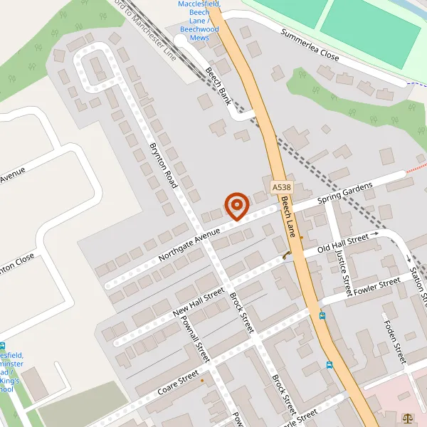 Map showing approximate location: 15, Northgate Avenue, Macclesfield, Cheshire, SK10 3AE