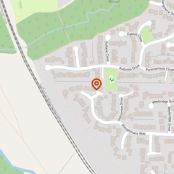 Map showing approximate location: 34, Ploughmans Way, Macclesfield, Sk10 2Un