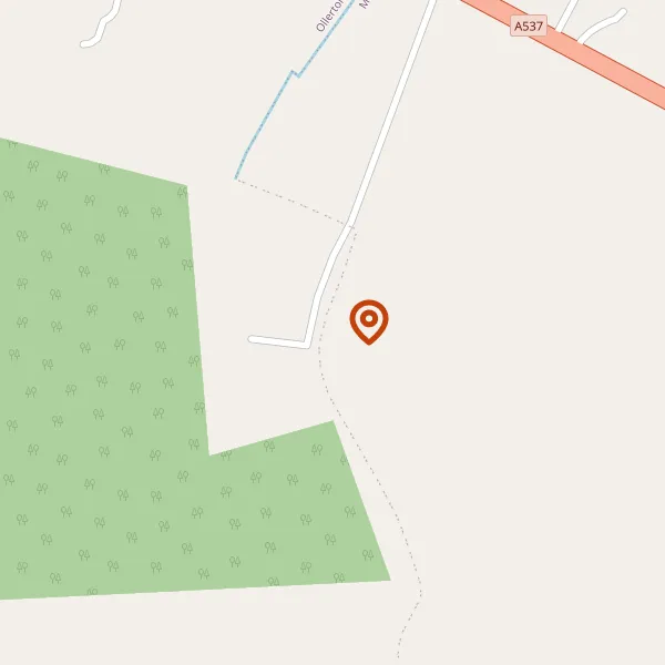 Map showing approximate location: Wood Platt Cottage, Chelford Road, Marthall, Cheshire, WA16 8TB