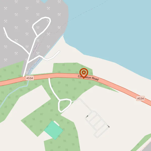 Map showing approximate location: Bathgate Silica Sand, Arclid Quarry, Congleton Road, Arclid, CW11 4SN