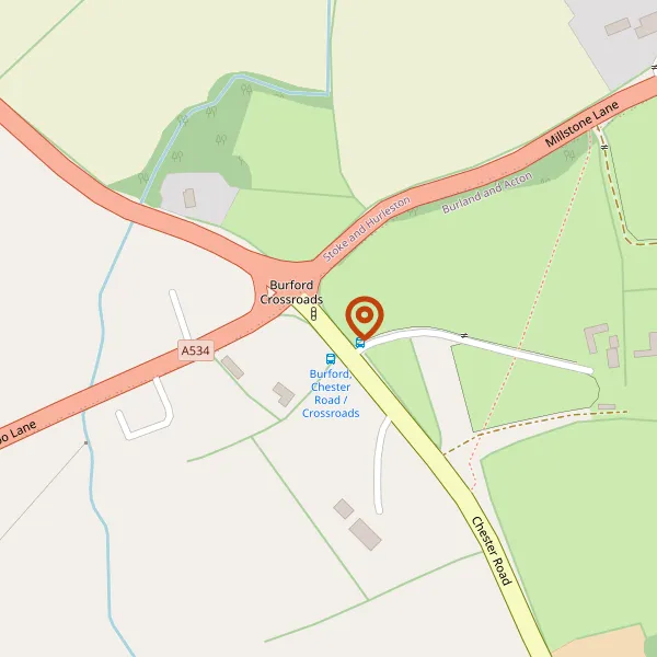 Map showing approximate location: Snugburys Shop And Cafe, Park Farm, Chester Road, Hurleston, CW5 6BU