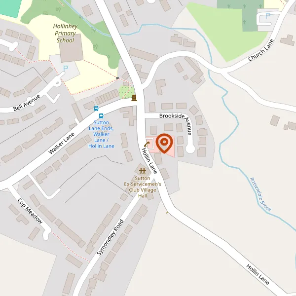 Map showing approximate location: The Sutton Gamekeeper, Hollin Lane, Sutton, Cheshire, Sk11 0HL