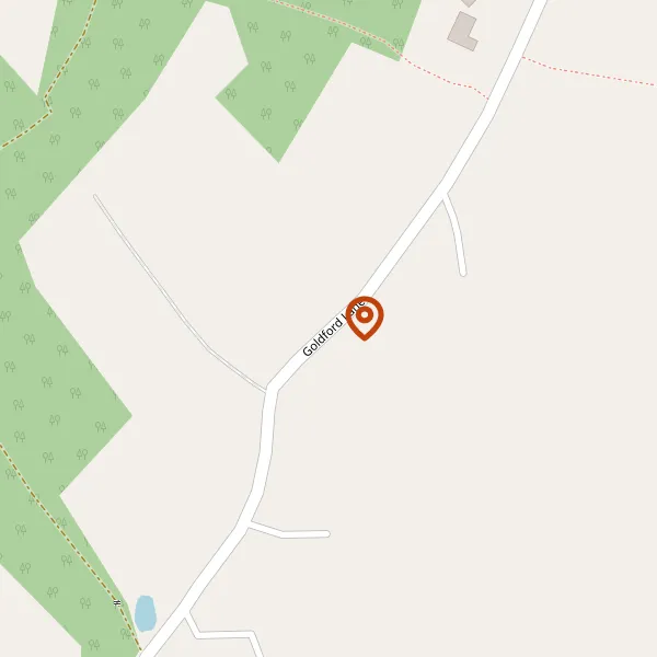 Map showing approximate location: Hill Farm, Goldford Lane, Bickerton