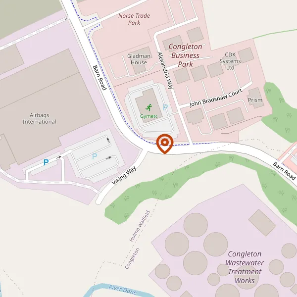 Map showing approximate location: Unit 1, Viking Way, Congleton, CW12 1TT