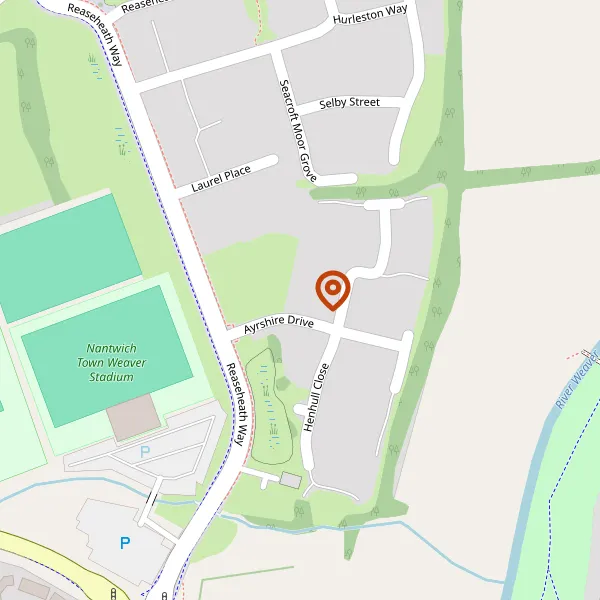 Map showing approximate location: 3, Ayrshire Drive, Henhull, CW5 6XG