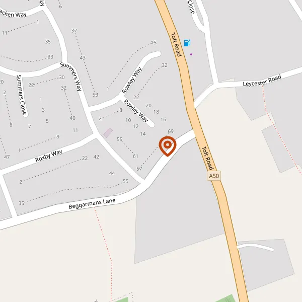 Map showing approximate location: 59, Beggarman's Lane, Knutsford, Cheshire, WA16 9BB