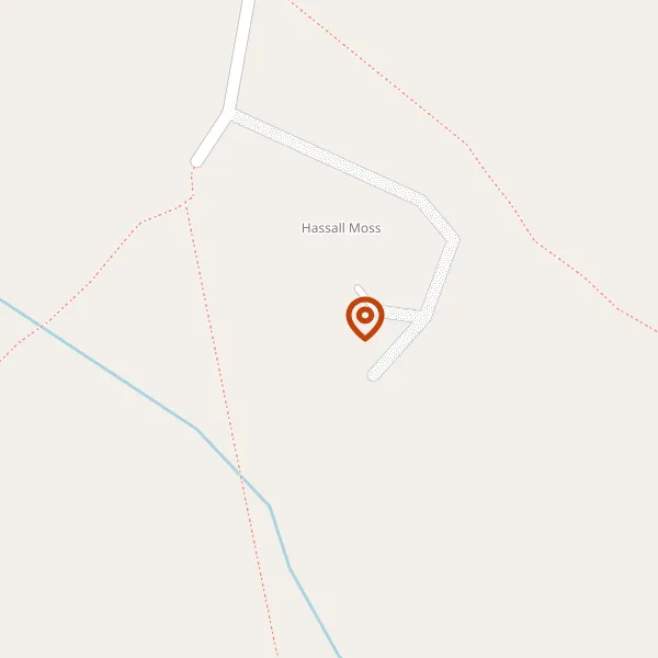 Map showing approximate location: Ivy Cottage, Hassall Moss, Hassall, Sandbach, Cheshire, CW11 4SF