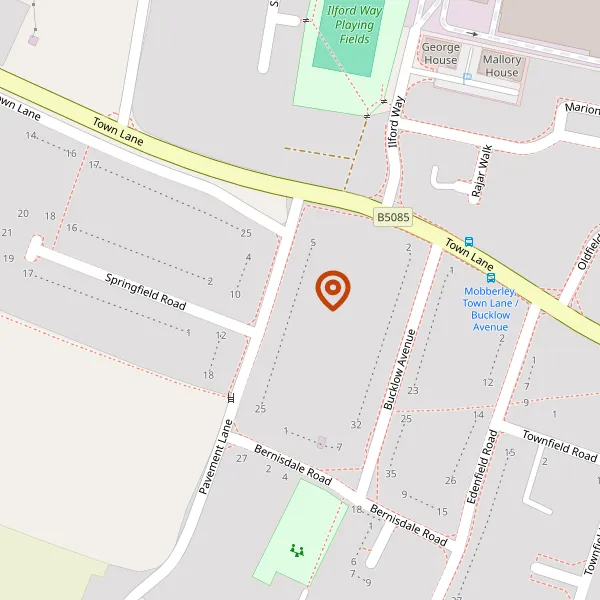 Map showing approximate location: 11, Pavement Lane, Mobberley, Knutsford, Cheshire, WA16 7EN