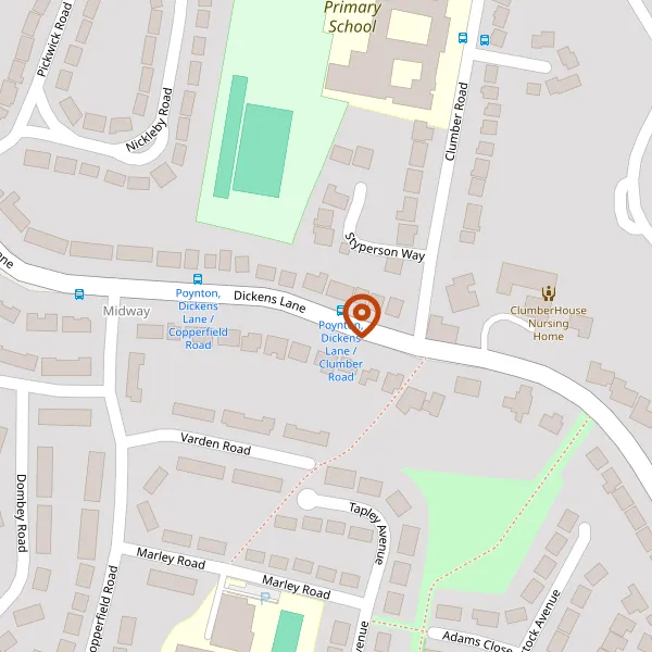 Map showing approximate location: 50, Dickens Lane, Poynton, Cheshire East, SK12 1NN