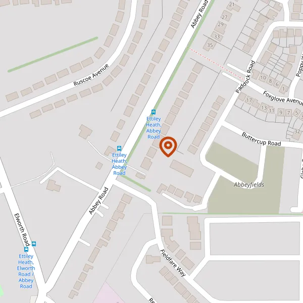 Map showing approximate location: 83, Abbey Road, Sandbach, CW11 3HA