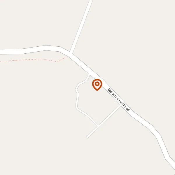 Map showing approximate location: Bickerton Hall Farm, Bickerton Road, Bickerton, Cheshire East, SY14 8AP