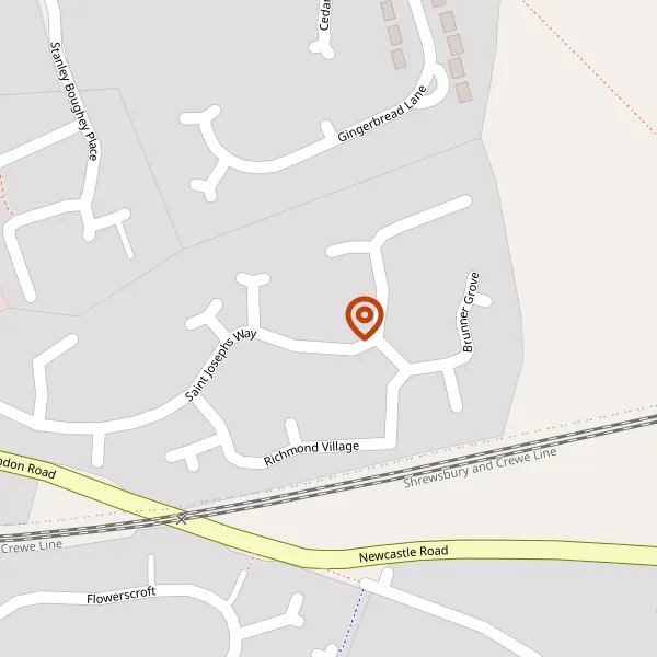 Map showing approximate location: 3, St Josephs Way, Nantwich, Cheshire, CW5 6TE