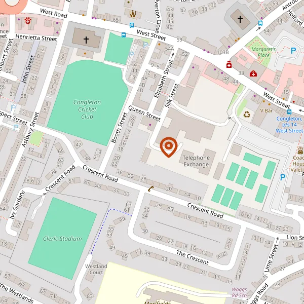 Map showing approximate location: Bullmoor Farm, Weathercock Lane, Congleton, CW12 3PZ