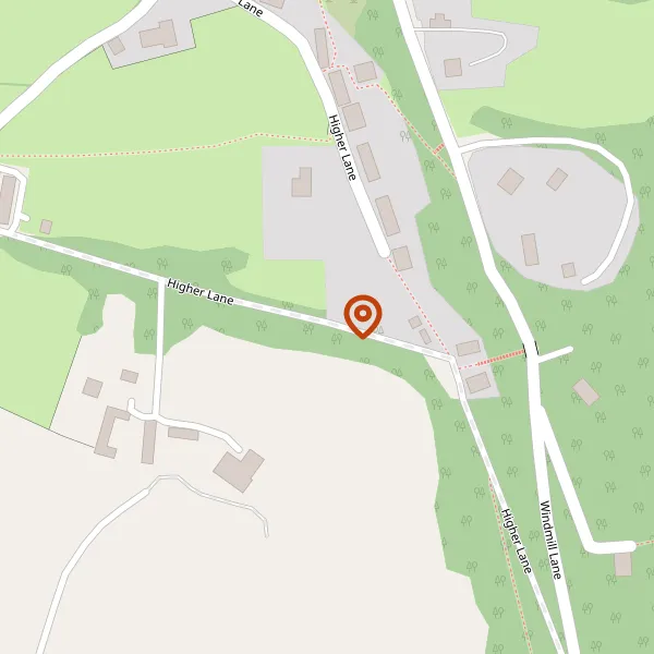 Map showing approximate location: Meadow Cottage, Higher Lane, Kerridge, Macclesfield, Cheshire, SK10 5AR