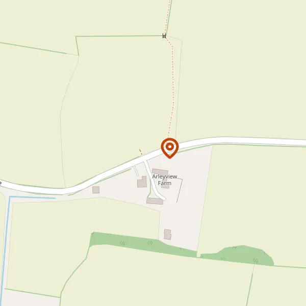 Map showing approximate location: Hobbshill Cottage, Hobbs Hill Lane, High Legh, WA16 0QZ