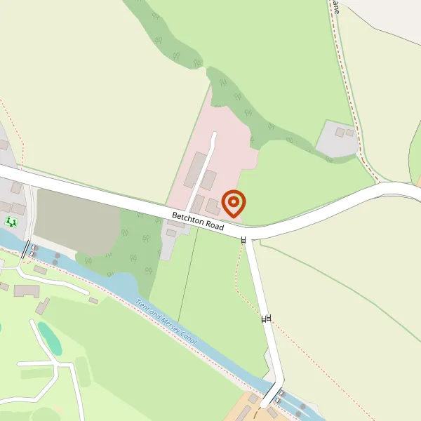 Map showing approximate location: Brock Barn, Betchton Road, Malkins Bank, CW11 4YF