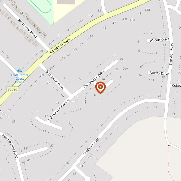 Map showing approximate location: 12, Fairbourne Drive, Wilmslow, Cheshire, SK9 6JF