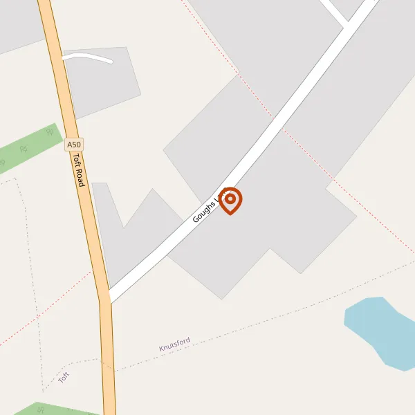 Map showing approximate location: 9, Goughs Lane, Knutsford, Cheshire, Wa16 8Ql