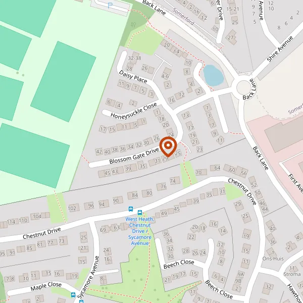 Map showing approximate location: 28, Blossom Gate Drive, Congleton, CW12 4ZR