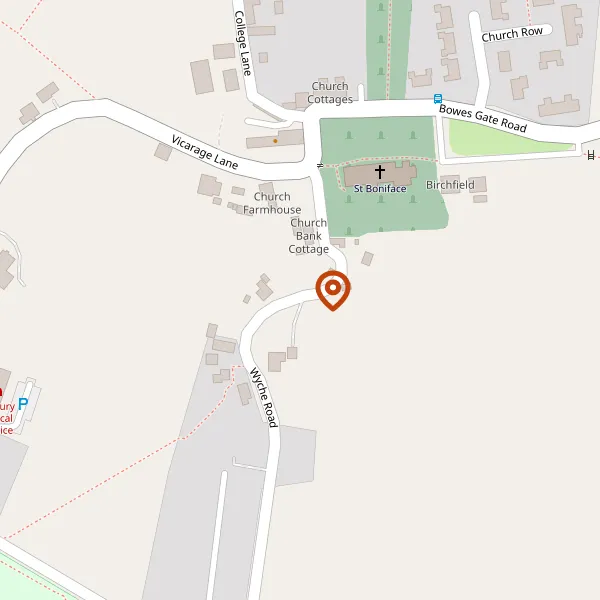 Map showing approximate location: 4, The Square, Wyche Road, Bunbury, CW6 9PW