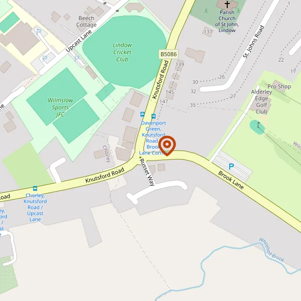 Map showing approximate location: 116, Brook Lane, Alderley Edge, Wilmslow, Cheshire, SK9 7RU