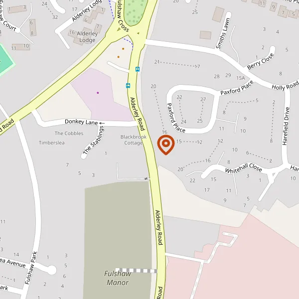 Map showing approximate location: Mulberry House, Alderley Road, Wilmslow, SK9 1PZ