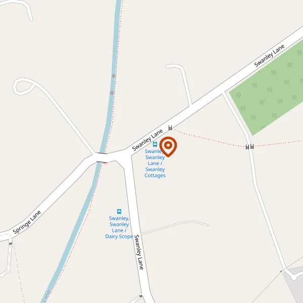 Map showing approximate location: Land Adjacent To 1 Swanley Lane, Swanley Lane, Burland, Nantwich, CW5 8QB