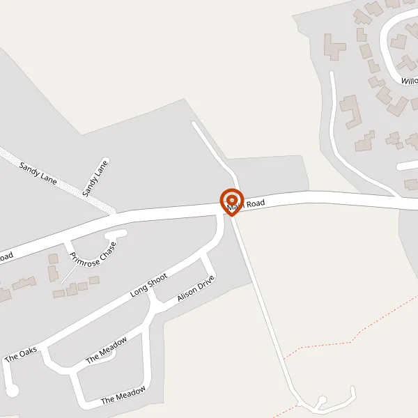 Map showing approximate location: 58, Main Road, Goostrey, Crewe, Cheshire, CW4 8LG